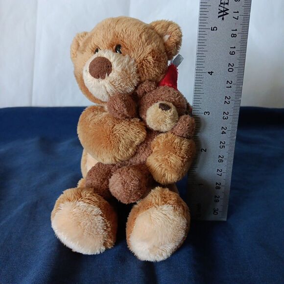 Gund Friends Forever Teddy Plush Sitting Brown Bear Hugging Stuffed Birthday - Picture 10 of 10